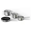 Image de Kit de casseroles Siemens HZ9SE040 4 pièces acier inoxydable induction