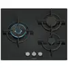 Image de Plaque Siemens iQ500 EP6A6CI10 Noir Gaz 3 zones 60 cm encastrable