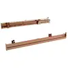 Image de Rail télescopique Bosch HEZ638070 doré pour four, acier inoxydable