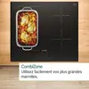 Image de Plaque à induction Bosch Serie 6 PVS63KHC1E 60 cm 4 zones CombiZone