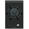 Image de Plaque de cuisson Bosch PRA3A6I10 gaz 1 zone FlameSelect Wok verre noir intégré