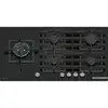 Image de Table de cuisson Bosch Serie 6 PPM9A6I40 Gaz 90 cm Verre trempé Noir 5 feux