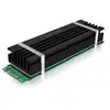 Image de Dissipateur thermique ICY BOX IB-M2HS-70 Aluminium SSD M.2 2280 Noir