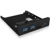Image de Panneau accessoire ICY BOX IB-HUB1417-i3 USB 3.2 Hub et lecteur cartes