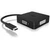 Image de Adaptateur graphique ICY BOX IB-DK1104-C 4-en-1 USB-C 4K DisplayPort HDMI DVI VGA