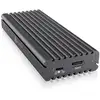 Image de Boîtier SSD externe ICY BOX IB-1817MC-C31 M.2 Aluminium Gris USB-C NVMe SATA