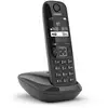 Image de Téléphone Gigaset AS690 Sans Fil Noir Écran 2" Mains Libres 100 Contacts