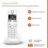 Image de Telephone fixe Gigaset AS690 Solo Blanc Mains Libres Ecran 2 pouces