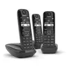 Image de Téléphone sans fil Gigaset AS690 Trio Noir 3 combinés Haut-parleur Écran 2"