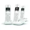 Image de Téléphone sans fil Gigaset AS690 Trio Blanc avec 3 combinés et écran rétroéclairé