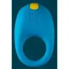 Image de Anneau vibrant ROMP Juke silicone bleu 10 modes étanche 60 min