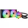 Image de Refrigeration Liquide be quiet! LIGHT LOOP ARGB 240mm 2 Ventilateurs Noir