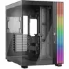 Image de Soyez silencieux! Tour Midi LIGHT BASE 600 DX ARGB ATX Double Verre Trempé USB-C Noir