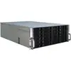 Image de Serveur Inter-Tech 4U-4424 Rack 4U Noir Argent Compatible ATX EATX Micro ATX
