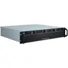 Image de Serveur Inter-Tech IPC 2U-2404S Rack micro ATX Mini-ITX 2U Noir Argent