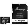 Image de Carte microSDHC Mediarange MR959 32GB Classe 10 avec adaptateur SD