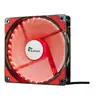 Image de Inter-Tech L-12025 Ventilateur 120mm LED Rouge