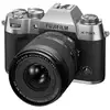 Image de Appareil photo numérique compact Fujifilm X-T50 40,2 MP, zoom optique 3x, capteur CMOS X-Trans, kit 5 heures, 16-50 mm, Wi-Fi, argent
