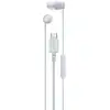 Image de Auriculaires Sony IER-EX15C filaires USB-C avec microphone pour appels et musique blancs