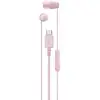 Image de Auriculares Sony IER-EX15C con cable USB-C para llamadas y música con micrófono rosa