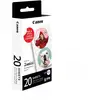 Image de Papier Photo Zink Canon ZP2030-2C-20 pour Impression Circulaire 20 Feuilles