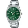 Image de Casio MTP-1302PD-3AVEF 38mm Analogique-Digital Acier Inoxydable Argent Vert