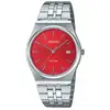 Image de Casio MTP-B145D-4A2VEF 41mm Boîtier Laiton Bracelet Acier Inoxydable Rouge Argent 5ATM