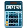 Image de Casio Ms-100em Calculatrice de bureau 10 chiffres Tx +/- Double zéro clé couleur bleue