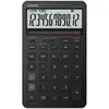 Image de Calculatrice Casio JW-200DQ 12 chiffres métal noir batterie solaire