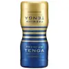 Image de Masturbateur TENGA Premium Dual Sensation Cup pré-lubrifié TPE Bleu Or