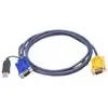 Image de Cable KVM USB Aten 3 m PS/2 vers USB SPHD 3 en 1 VGA HDB-15