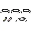 Image de Kit de cable KVM ATEN 2L-7D02UDPX6 DisplayPort triple pantalla USB 1,8 m negro