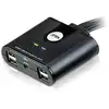 Image de Switch USB ATEN 4 ports USB 2.0 US424 bouton de sélection séparation des périphériques