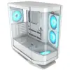 Image de Tour d'ordinateur Cougar FV270 RGB incurvée en verre trempé, panneau ATX/EATX/420 mm, GPU/USB-C, blanc