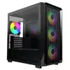 Image de Tour de jeu ATX MONTECH X5M noire 4x120 mm aRGB en verre trempé USB-C