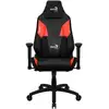 Image de Chaise de jeu Aerocool Admiral noir/rouge