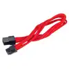 Image de SilverStone PP07-IDE6R Cable Extensor de Alimentación 6 Pin a PCI-E 6 Pin Macho/Hembra 25cm Rojo