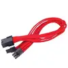 Image de SilverStone PP07-PCIR Cable Extensor de Alimentación 8 Pin a PCI-E 6+2 Pin 25cm Rojo