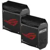 Image de ASUS ROG Rapture GT6 Mesh WiFi Router AX10000 Tri-Band MU-MIMO Noir Pack 2 Unités