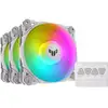Image de ASUS TUF GAMING TF120 ARGB WHITE EDITION 3IN1 Boitier PC Refroidisseur d'air 12 cm Blanc 3 pièce(s)