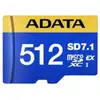 Image de Carte MicroSDXC A-Data UD512GEX3L1-C 512 Go UHS-II 800 Mo/s Bleu Jaune