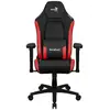 Image de Chaise de jeu en cuir rouge Aerocool Crown