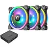 Image de Ventilateur de radiateur TT Riing Trio 12 LED RVB TT Premium Edition (Pack de 3 ventilateurs)