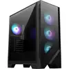 Image de MSI MAG FORGE 320R AIRFLOW unité centrale Micro Tower Noir, Transparent
