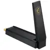 Image de Adaptateur USB MSI GUAXE54 AXE5400 WIFI6E USB 2.0 A mâle Noir 102 mm