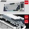 Image de Clavier MSI Forge GK600 TKL Wireless AZERTY Cherry MX Red RGB Bluetooth Hot-swap