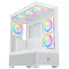 Image de Boîtier Xigmatek Alphard EN43833 Blanc compacte ARGB verre trempé 6 ventilateurs