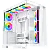 Image de Boîtier Xigmatek Aqua 7 EN49033 Blanc ARGB Verre Trempé Mini-ITX