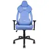 Image de Thermaltake GGC-VCO-LWLWDS-01 Siège pour jeu vidéo Fauteuil de gaming Siège rembourré Bleu, Blanc