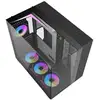 Image de Boîtier PC Darkflash DF-TH285A12X-BK vitre panoramique ARGB ATX gamers